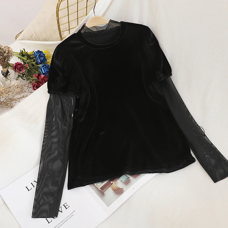 Gagarich женские костюмы Весна О-образный вырез слоеный короткий рукав сплошной