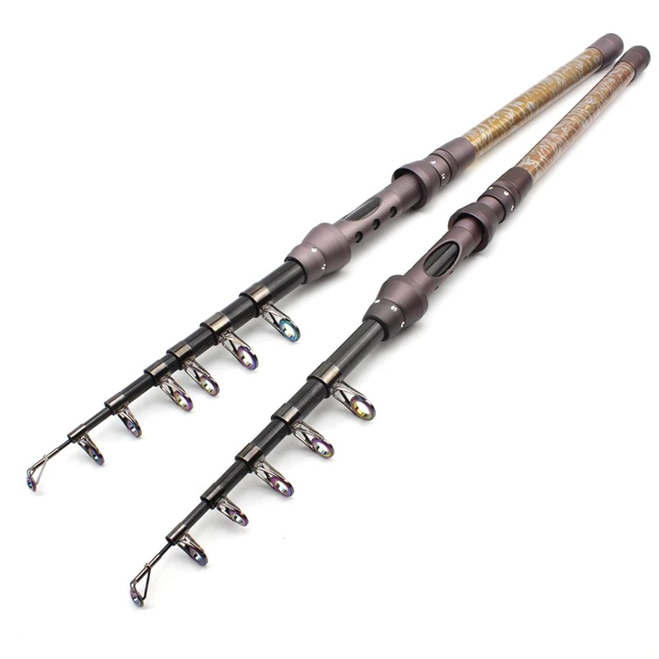 

2018NEW 1.8M-3.6M Carbon Spinning rod Portable Telescopic carp Fishing Rod High Performance Sea Fishing Pole Fishing Tackle