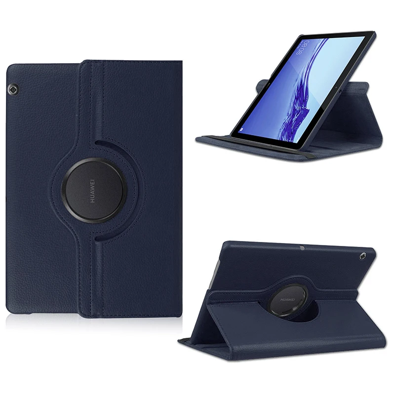 

Чехол для Huawei MediaPad T5 10 T3 9,6 M5 Lite 10,1 8,0 360, вращающийся чехол-подставка для Huawei MatePad Pro 10,8 10,4 T8, чехол