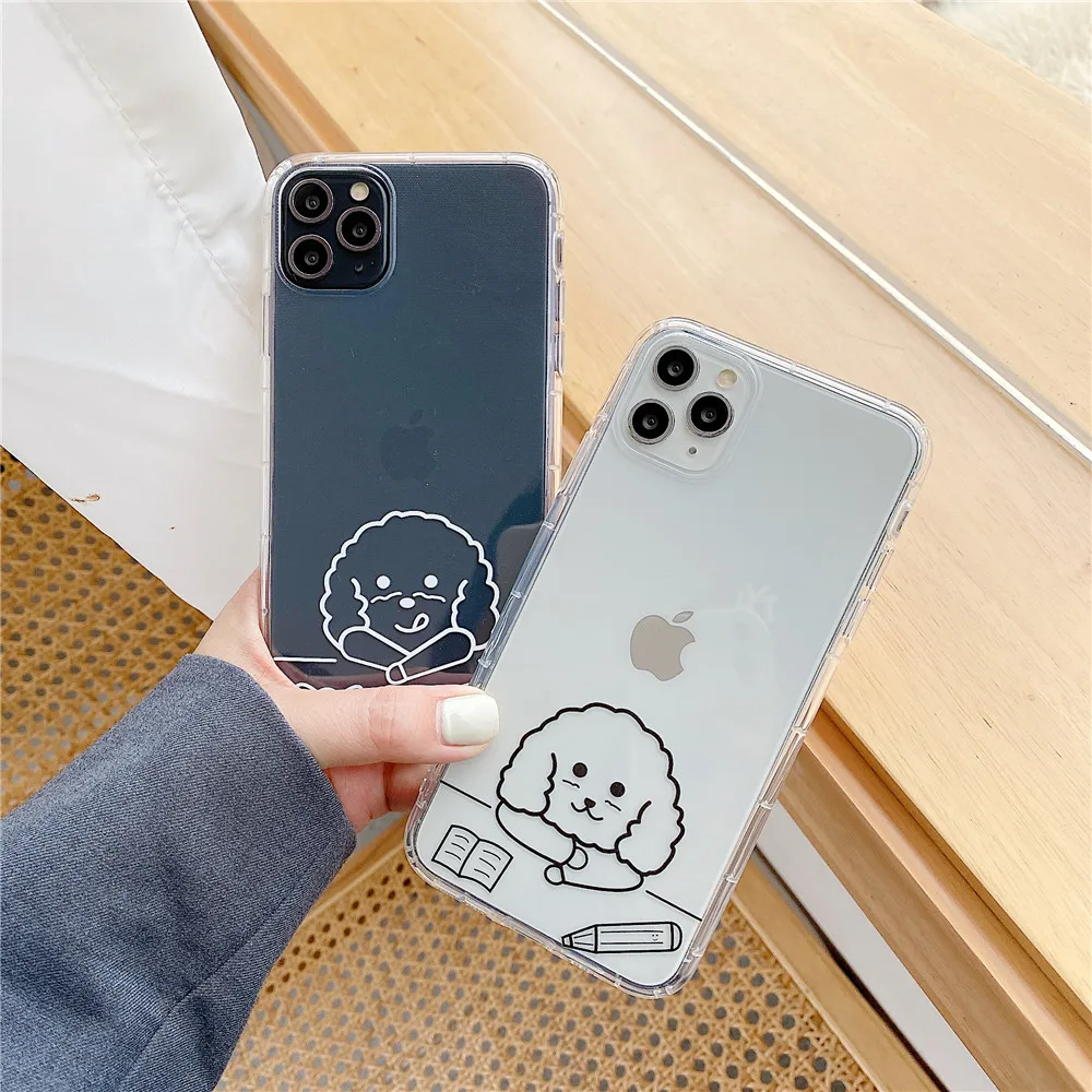 INS корейский милый чехол для телефона с изображением животных iPhone 11 Pro Xs MAX XR X 7 8 Plus