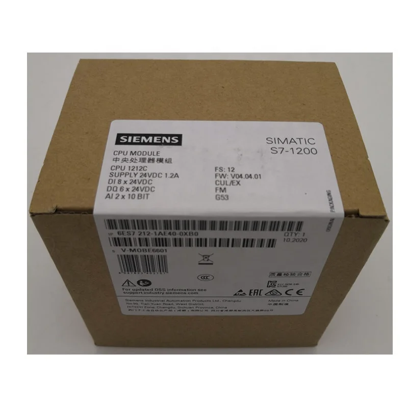 

New OriginaL S IEMENS 6ES7212-1AE40-0XB0 CPU MOUDLE