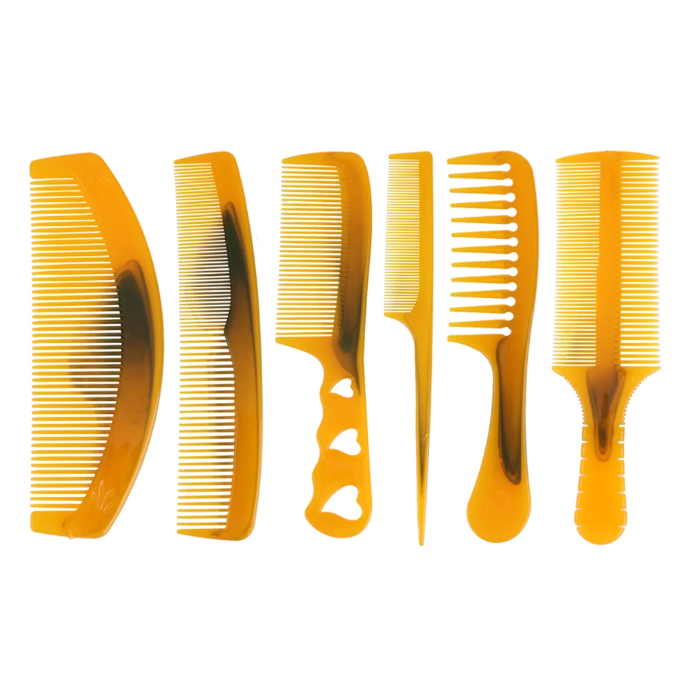 Длинная ручка натуральная полимерная расческа Антистатическая Массажная щетка