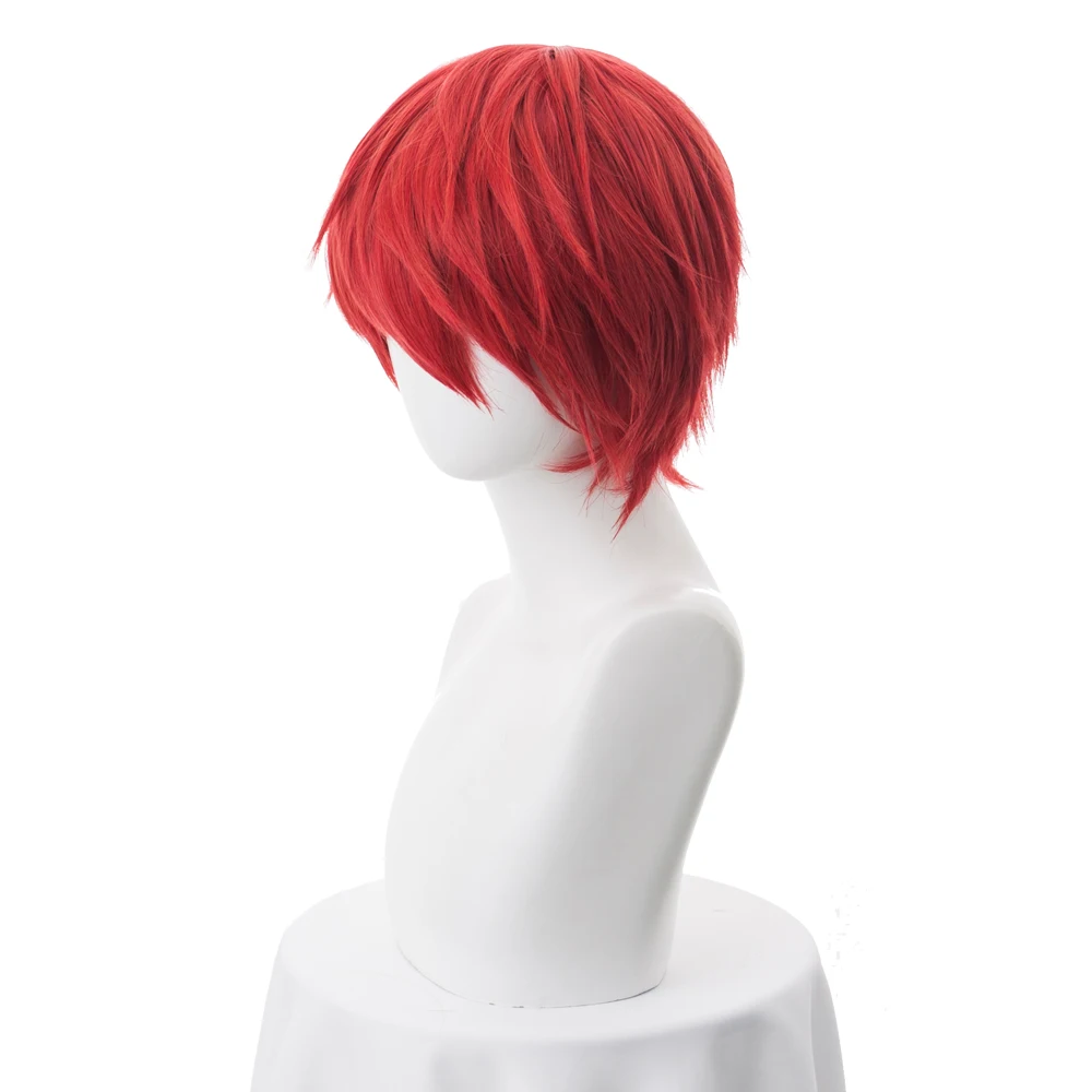 Karma Akabane Akashi Seijuro Sasori короткий красный костюм для косплея парик Термостойкое