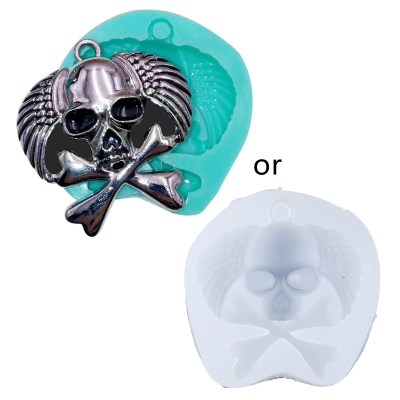 

Skeleton Cross Pendants Epoxy Resin Mold Moon Keychain Earrings Silicone Mould DIY Crafts Jewelry Necklace Casting Tools L5YB