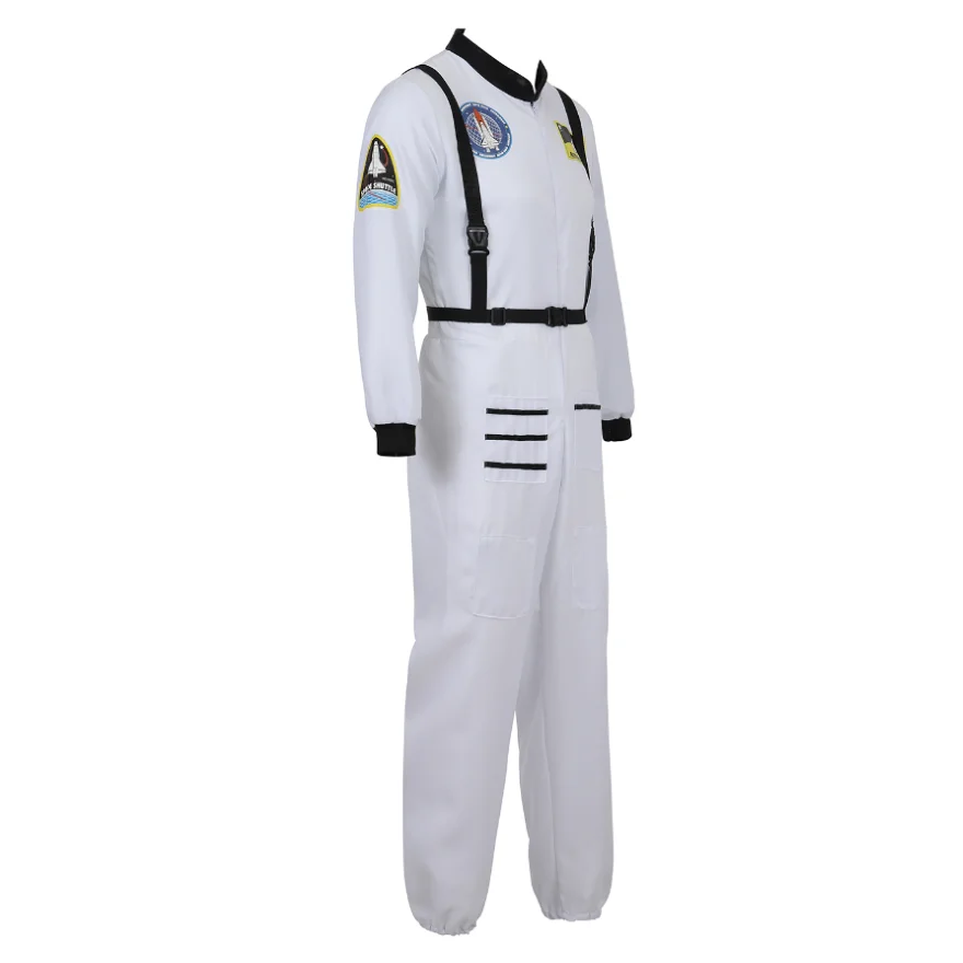Men/Women Astronaut Suit Space Costume Flight Uniform Adult Spaceman Jumpsuit Halloween Cosplay Costumes Plus Size |