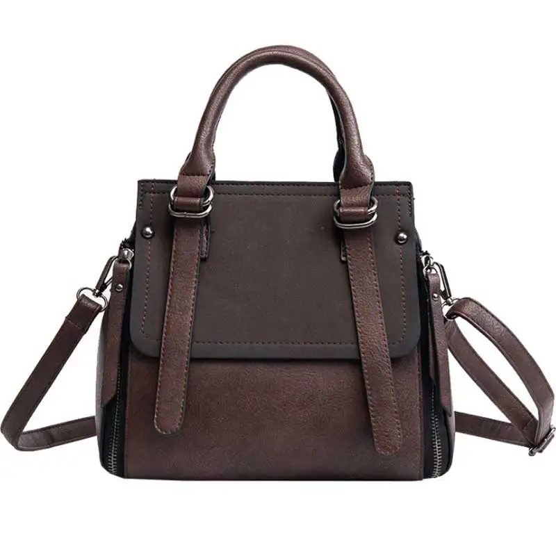 Винтажная дамская сумочка брендовый клатч через плечо из искусственной кожи с