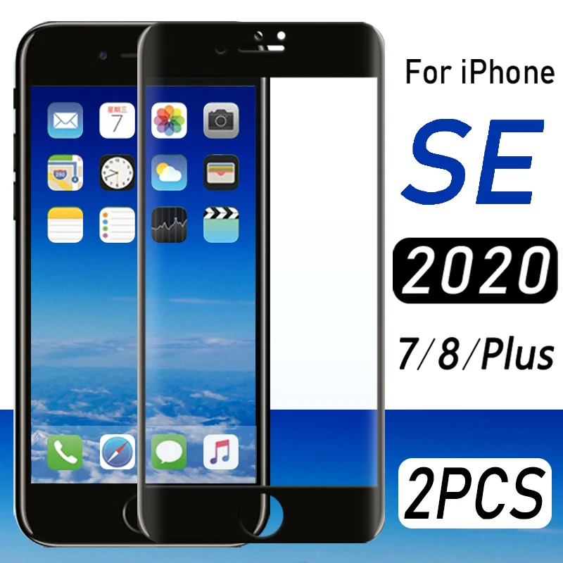 2 шт. se2020 чехол для apple iphone se 2020 Чехол se2 iphonese coque iphse2020 8 7 plus i7plus защитный | Мобильные