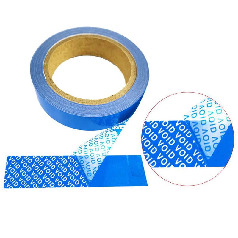 Прозрачные защитные пломбы упаковочная клейкая лента гарантия пустая открытая