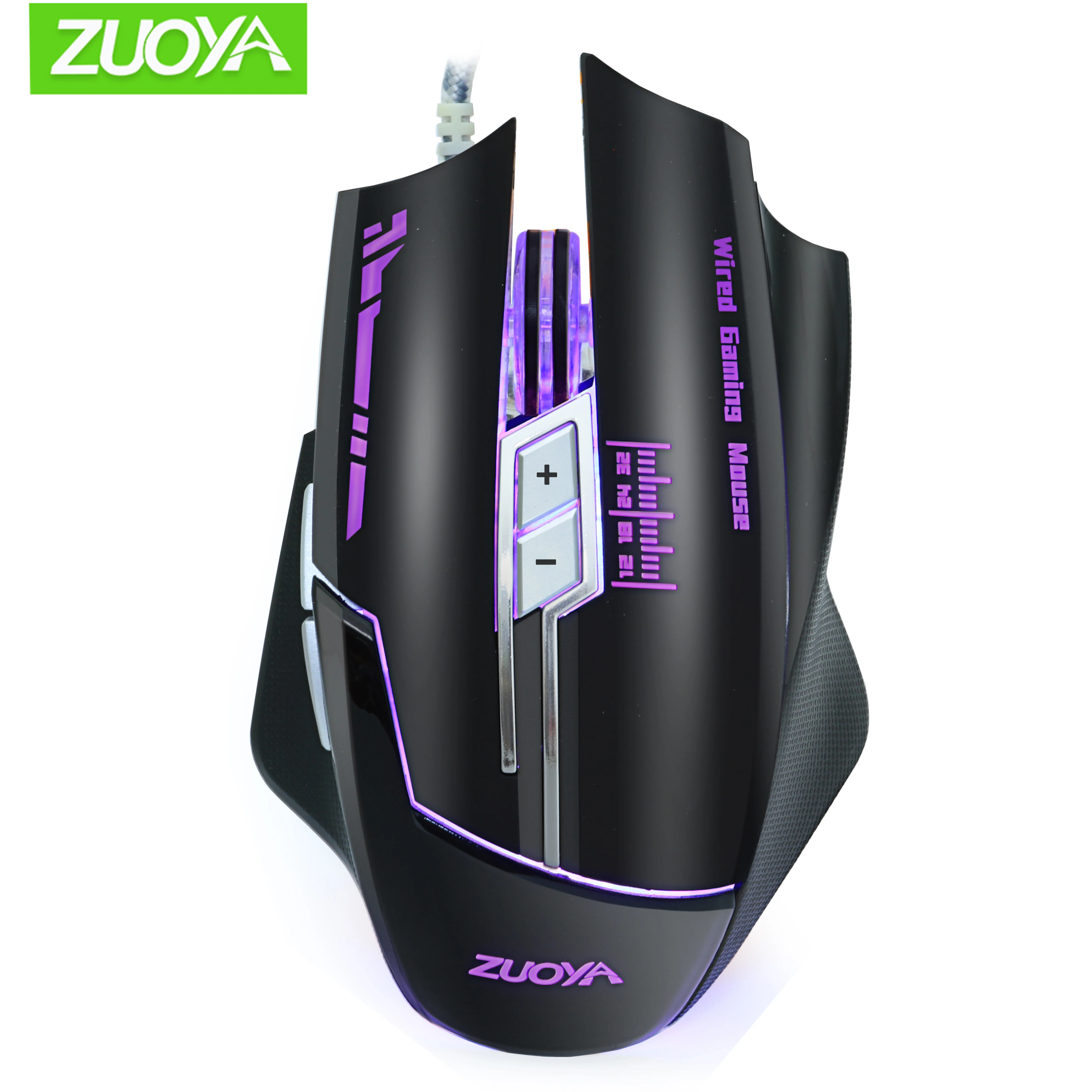 ZUOYA игровая мышь USB Проводная оптика Micel светодиодный игровой коврик с подсветкой