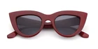 Новинка 2020, женские солнцезащитные очки кошачий глаз, матовые черные брендовые дизайнерские солнцезащитные очки кошачий глаз для женщин, очки UV400