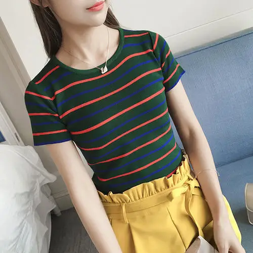 

2020 Women Short Sleeve Red Shirt Top Garment