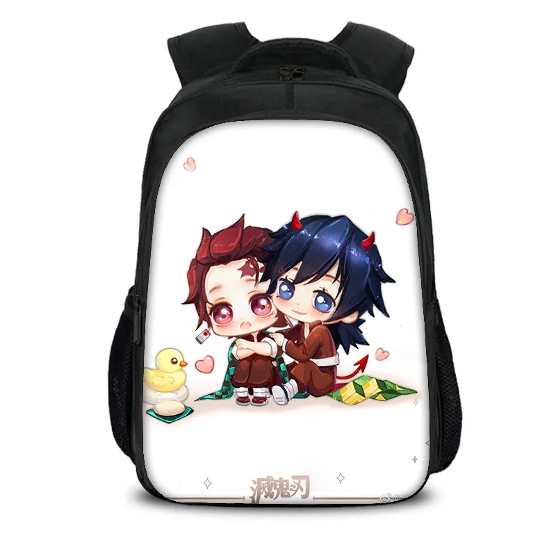 

Pikurb Demon Slayer Kimetsu No Yaiba Backpack Schoolbag Students Travel Notebook Laptop Bag Gifts for Kids Friends