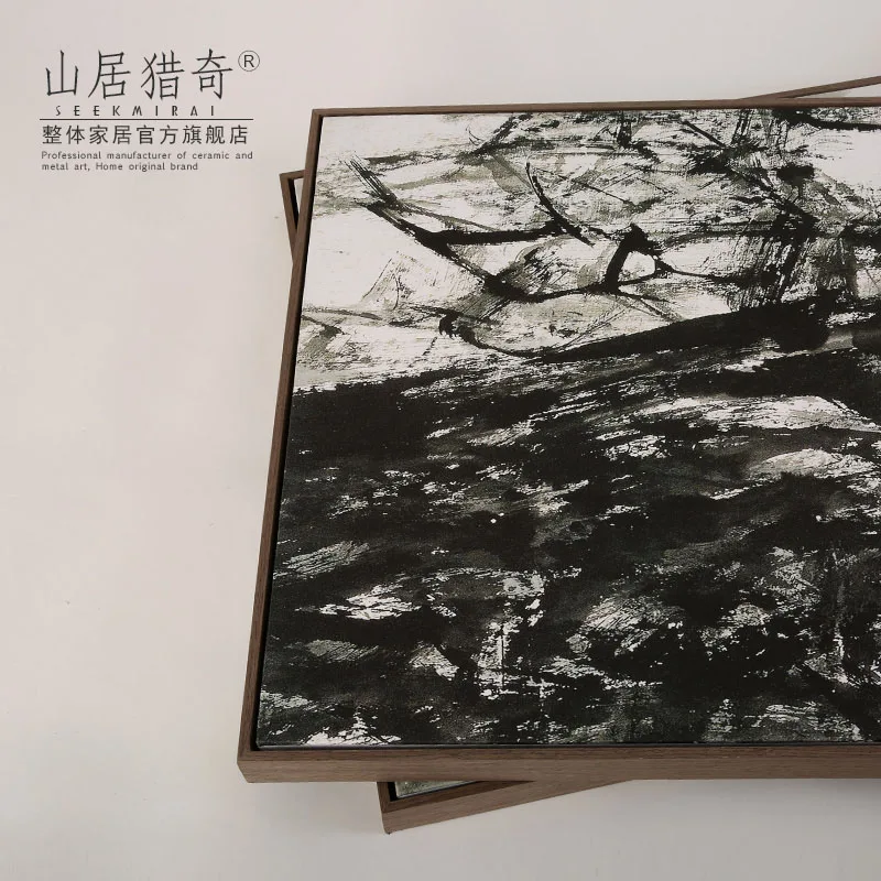 Новый китайский стиль гостиная вешается на стену пейзаж украшение живопись