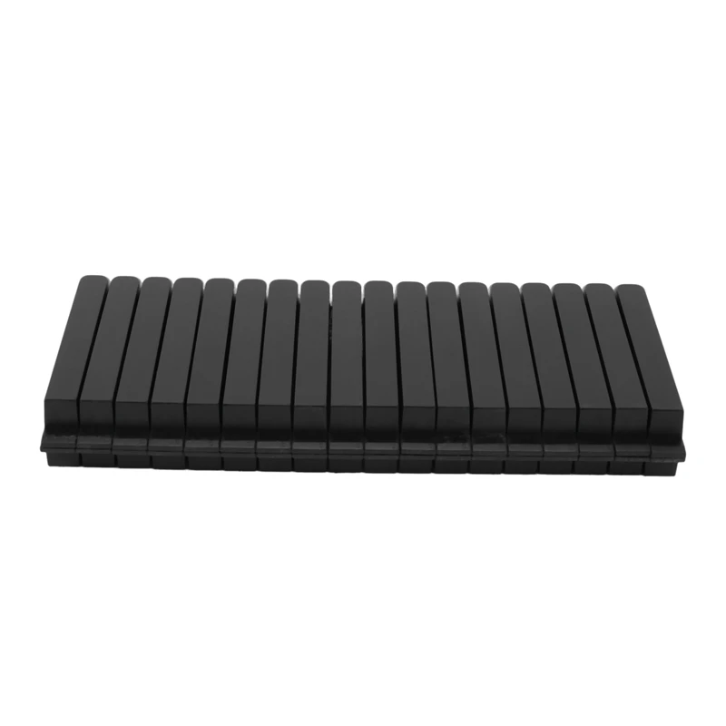 

1 Set of 36Pcs Piano Sharps Keytops Flats Repair Replacement Parts Black