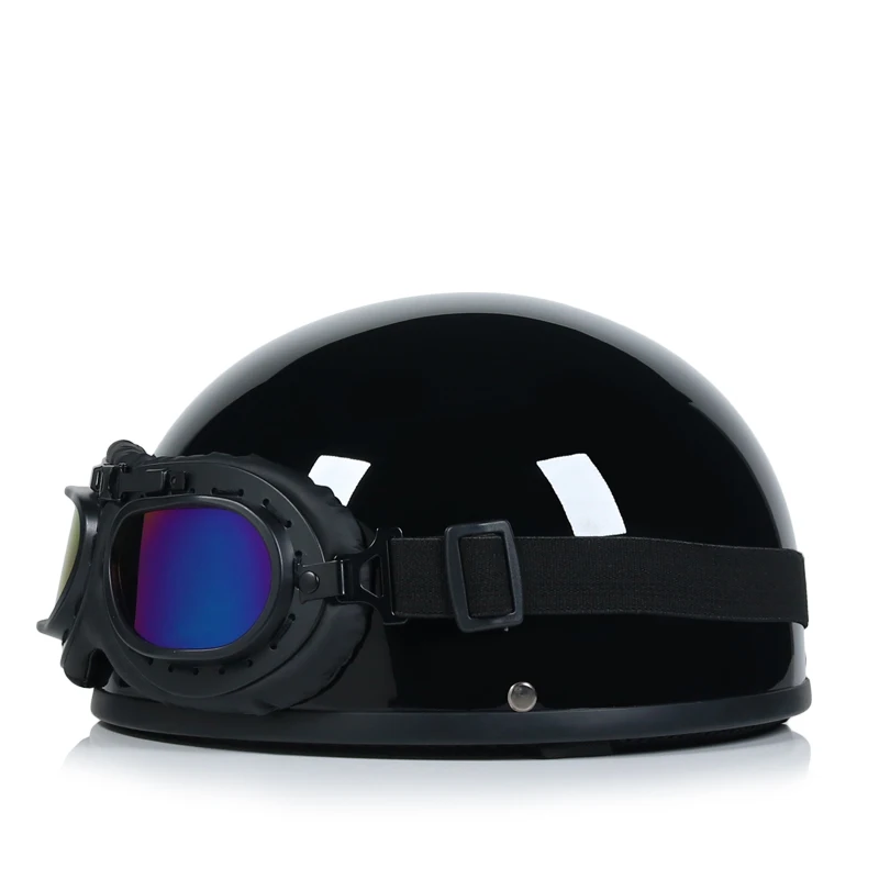 Мотоциклетный шлем ретро мотоциклетный скутер наполовину лицо емкость |