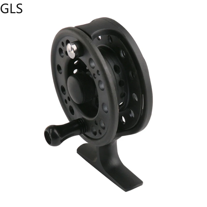 Катушка для подледной рыбалки 2 + 1 шарикоподшипник черный нейлон нержавеющая