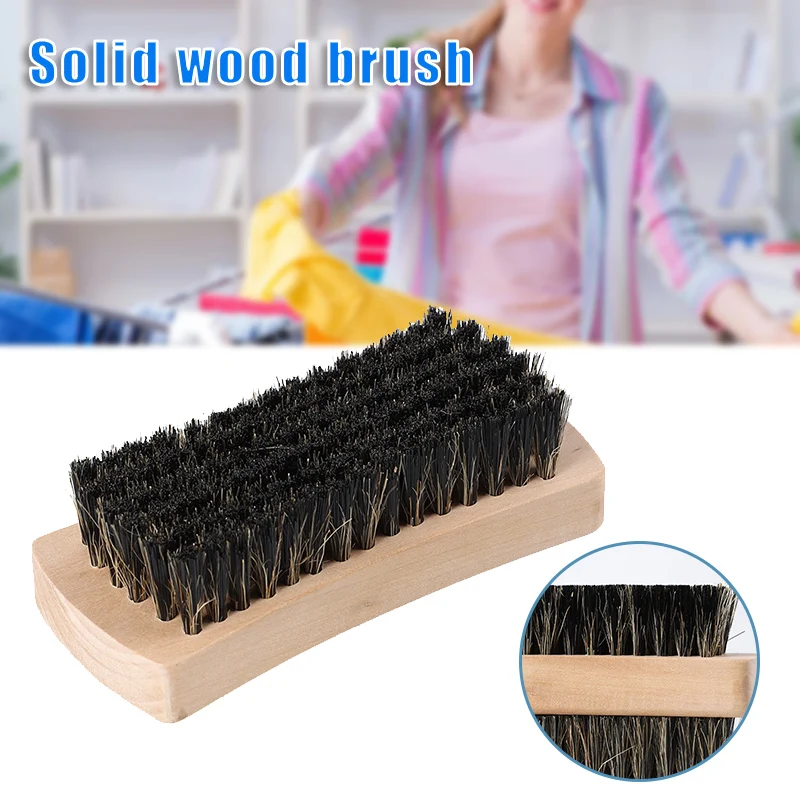 

Щетка для обуви из конского волоса, мягкий инструмент для полировки натуральной кожи и конского волоса, чистящая щетка для замши, нубука