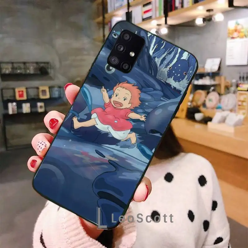 

Ponyo on the Cliff Phone Case For Samsung A50 A51 A71 A20E A20S S10 S20 S21 S30 Plus ultra 5G M11