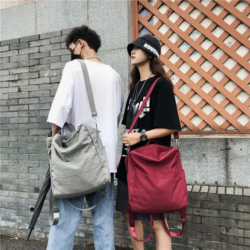 Школьная сумка для девочек старшеклассников двойная через плечо