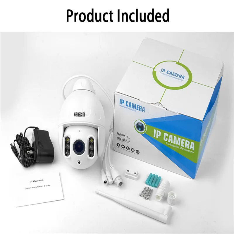 Wanscam K64A 1080P PTZ 16X Zoom FHD Обнаружение лица автоматическое отслеживание WiFi беспроводной двусторонний звук для камеры R60 беспроводная камера