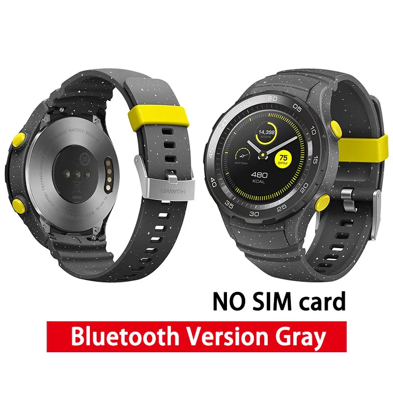Оригинальные Смарт часы Huawei Watch 2 с глобальной прошивкой поддержка bluetooth LTE HeartRate