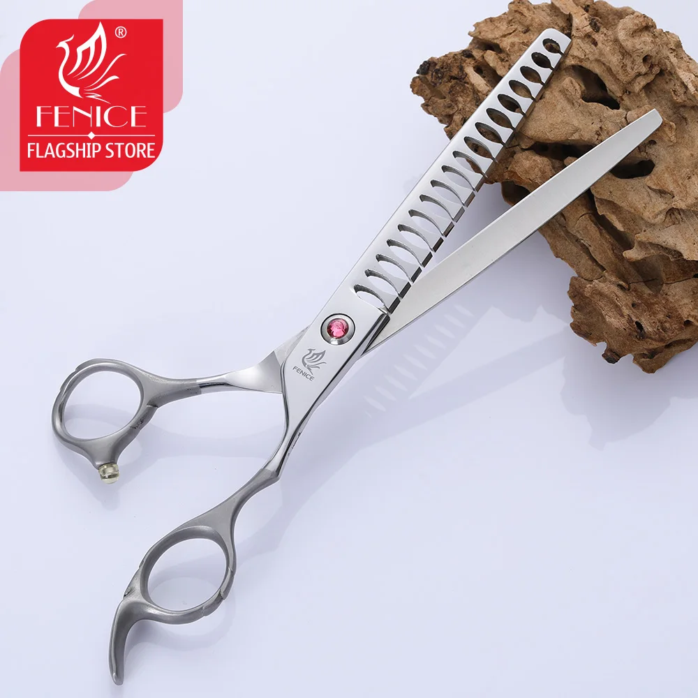 Профессиональные ножницы для стрижки собак Fenice 7 дюймов груминга домашних