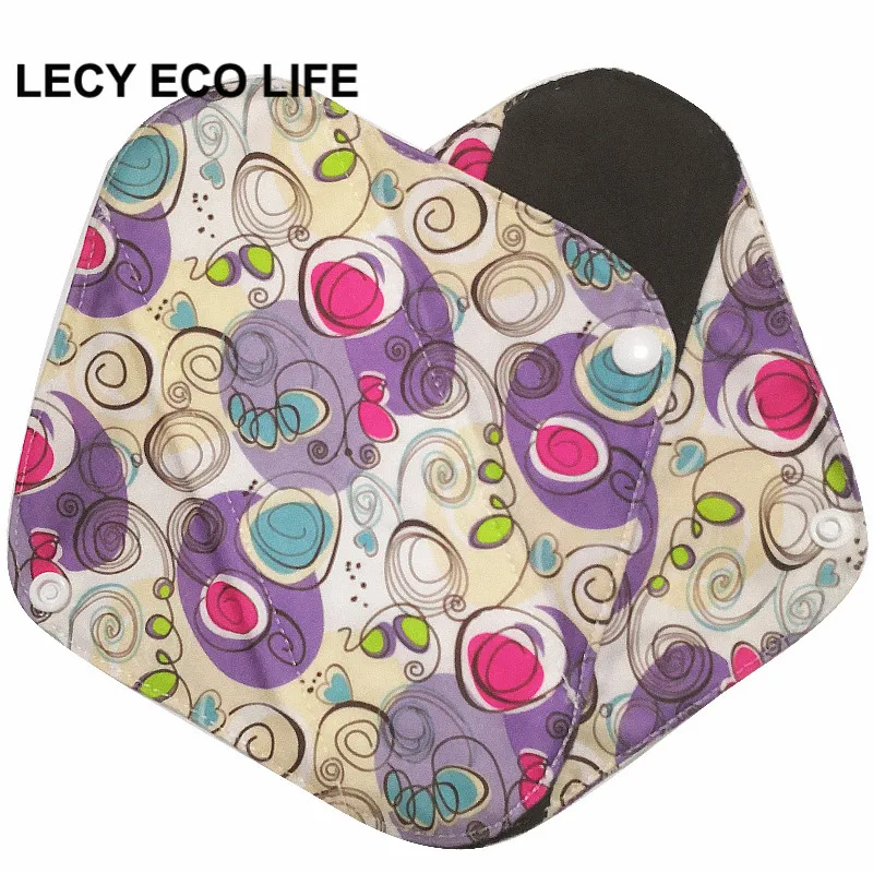 [Lecy Eco Life] многоразовый женский светильник, тканевые подушечки, водонепроницаемые колготки с бамбуковым углем внутри, Женский гигиенический продукт