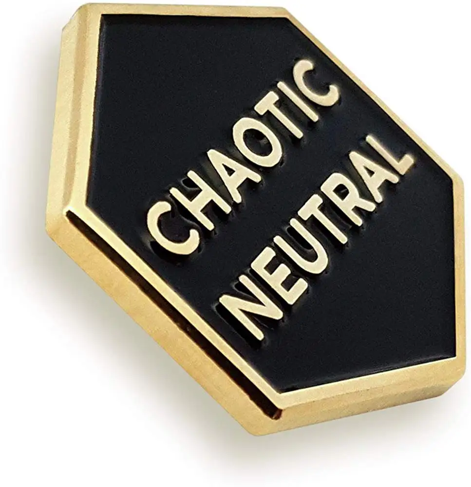 Булавка для лацкана из нейтральной эмали Chaotic|Броши| |