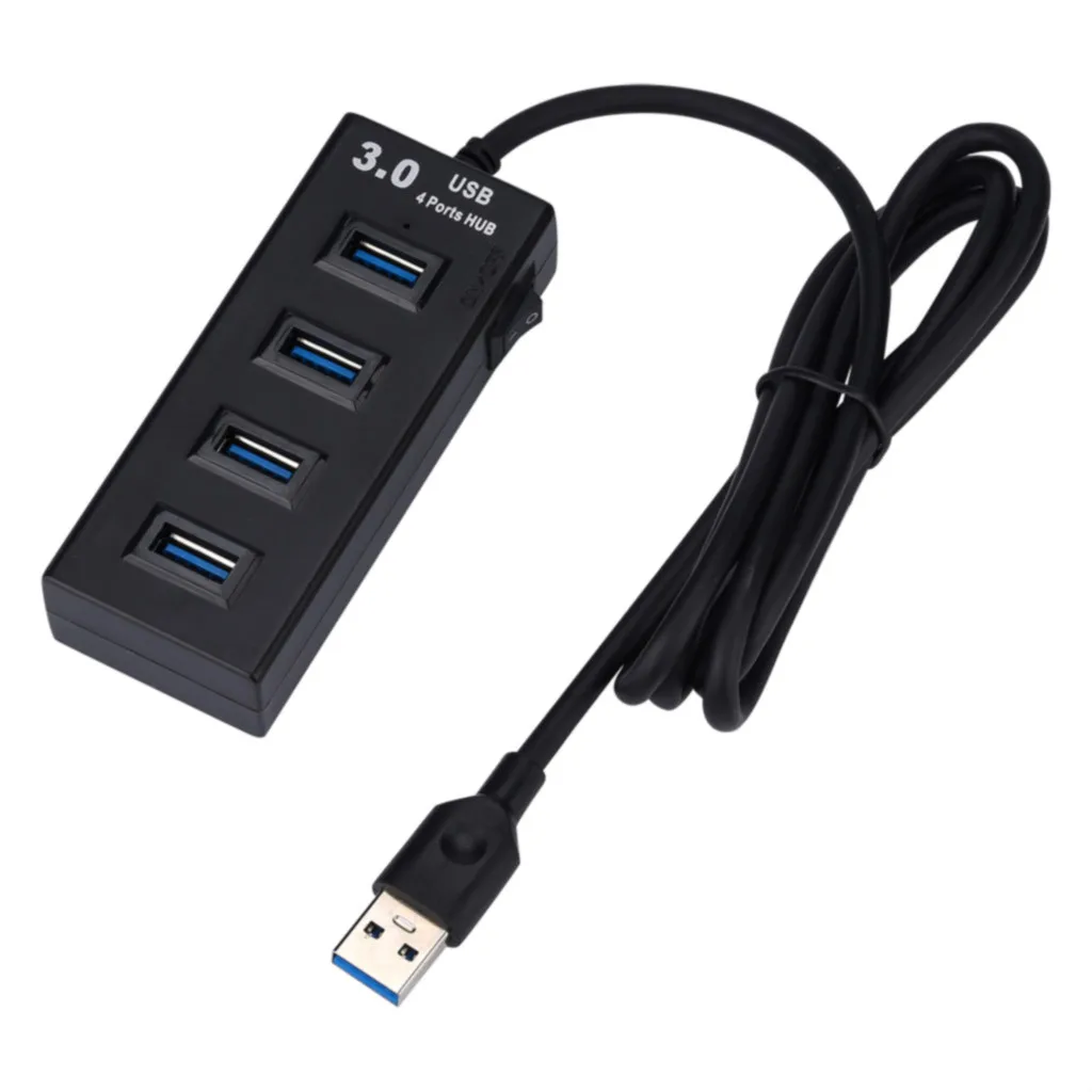 USB переключатель тонкий 4 порта 5 Гбит/с|USB-хабы| |