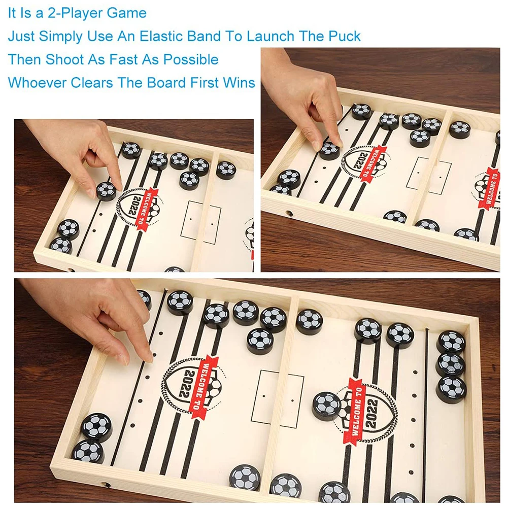 Деревянная настольная игра победитель хоккея быстрый строп шахматная