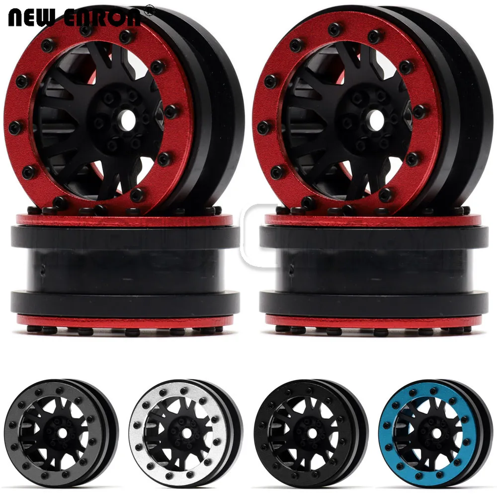 

1.9" Plastic 57*39*31 Beadlock Wheels Hub Rim Tires for 1/10 RC Car Crawler Axial SCX10 II Traxxas TRX-4 Tamiya CC01