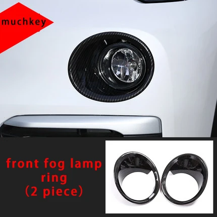Miglior Per BMW X1 F48 2016-2019 In Fibra Di Carbonio Anteriore Lampada Della Nebbia Anello Di Stampaggio Trim 2pcs