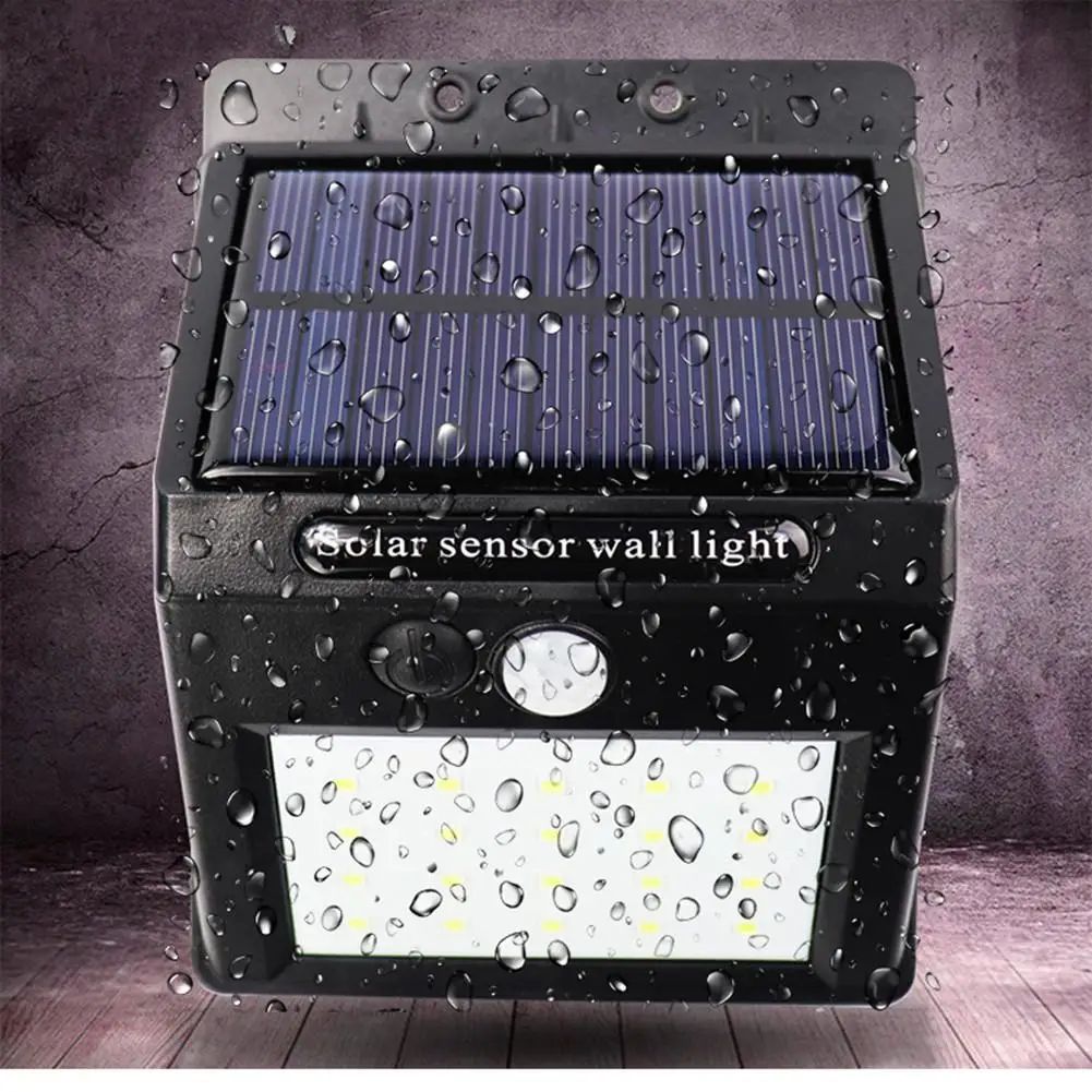 

2pcs Goodland 30 LED Solar Light Outdoor Solar Lamp with Motion Sensor Solar Powered Spotlights Sunlight for Garden Decoration
