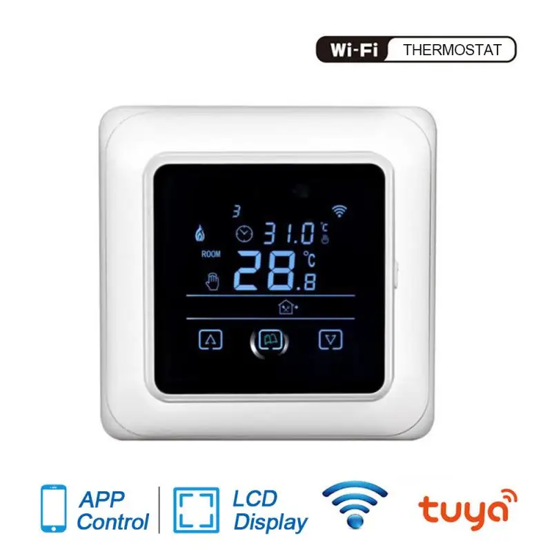 

Smart WiFi Thermostat Temperature Controller Electric Floor Heating Works With Echo Google Home Tuya Alexa Smart Life App aubess