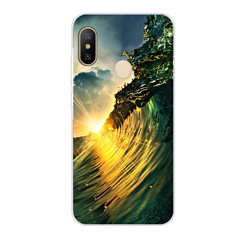 Силиконовый чехол бампер для Xiaomi Redmi Note 6 Pro милый сумка Xiomi Xioami Note6 чехлы