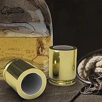 stainless steel caliber bullet cup bar gold plated thickened red wine mug bottle beer cocktail glass kitchen decorations tools