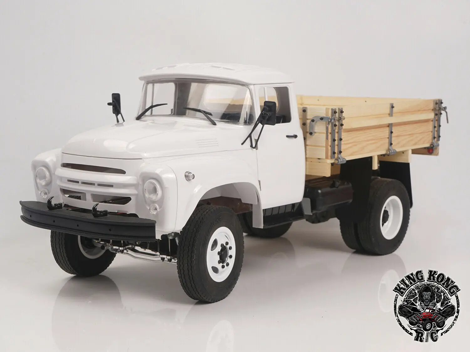 Набор металлических шасси для трактора Kingkong RC 1/12 ZL-130 II 4x2 с деревянной кроватью