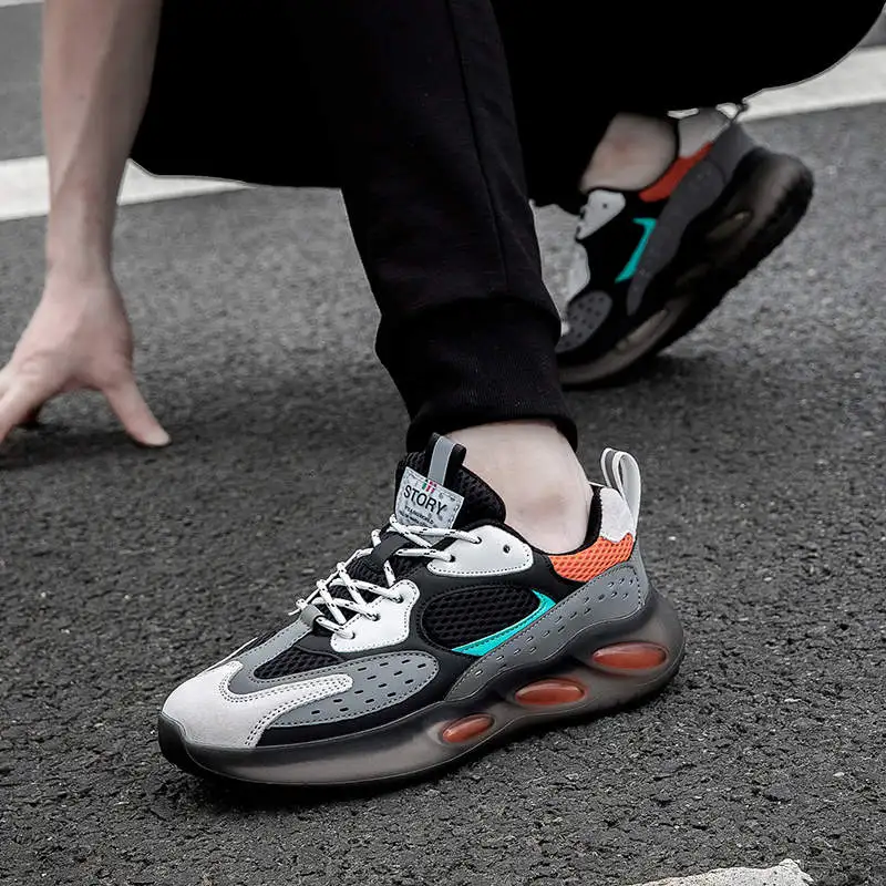 

2021 оригинальные мужские кроссовки для бега резиновая прочная мужская спортивная обувь с резиновой подошвой мужские летние кроссовки спорт...