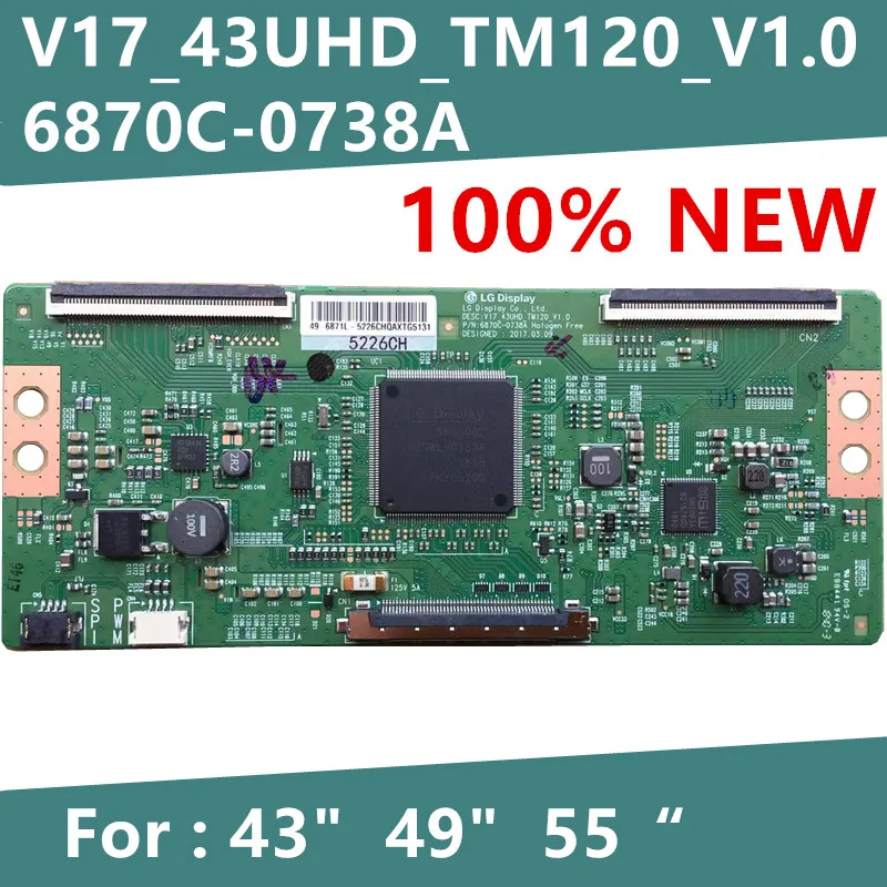 Совершенно новая Оригинальная логическая плата 6870C 0738A V17 _ 43uhd tm120 1 0 подходит для 43