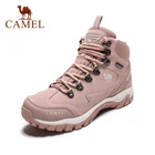 Верблюд плюшевые теплые походные ботинки Горные ботинки женские зимние ботинки 2021 Модные женские Треккинговые ботильоны замша новое поступление