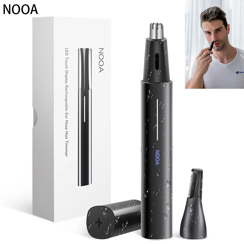 Электрический триммер для носа перезаряжаемый волос в носу удаление бровей