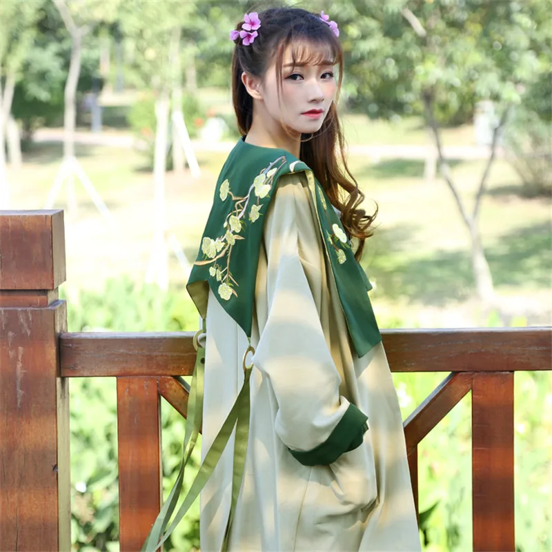 

2020 Весна Осень вышитые ленты литературные Ретро пальто для женщин шаль Верхняя одежда M69