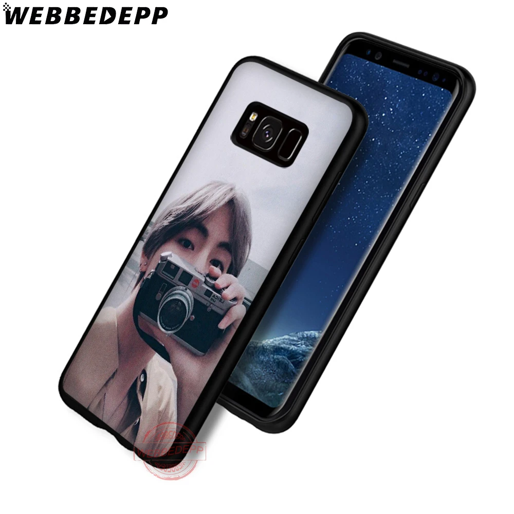 WEBBEDEPP Jimin Suga RM мягкий чехол для телефона с изображением цветов Samsung S6 S7 край S8 S9 S10