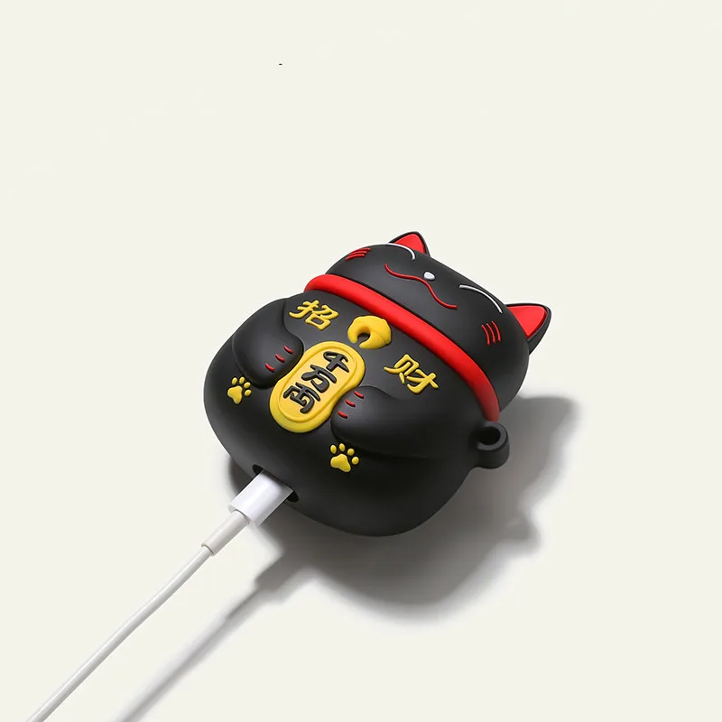 Силиконовый чехол для наушников airpods pro cute tup Мягкий защитный apple airpods1 2 с брелком