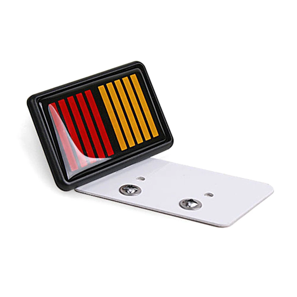 

Adhesive Trunk 3D Decoration Accessories Car Sticker Stripe Pattern ABS Auto Styling Motor Parts For Ralliart