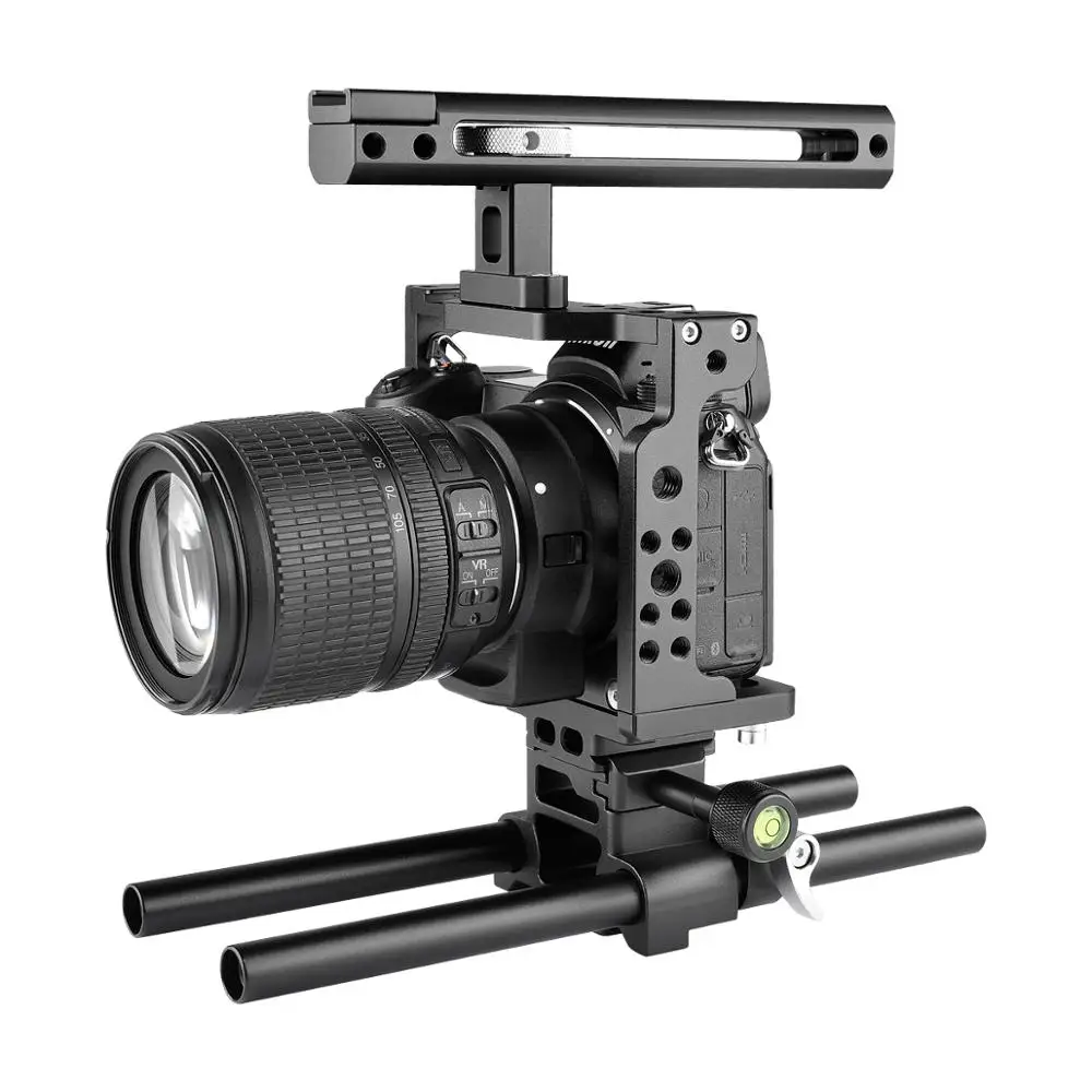 Yelangu Z6/Z7 Camera Cage Professional Handle DSLR Video Stabilizer Rig with Cold Shoe and Quick Release Plate For Nikon Z6 Z7 |