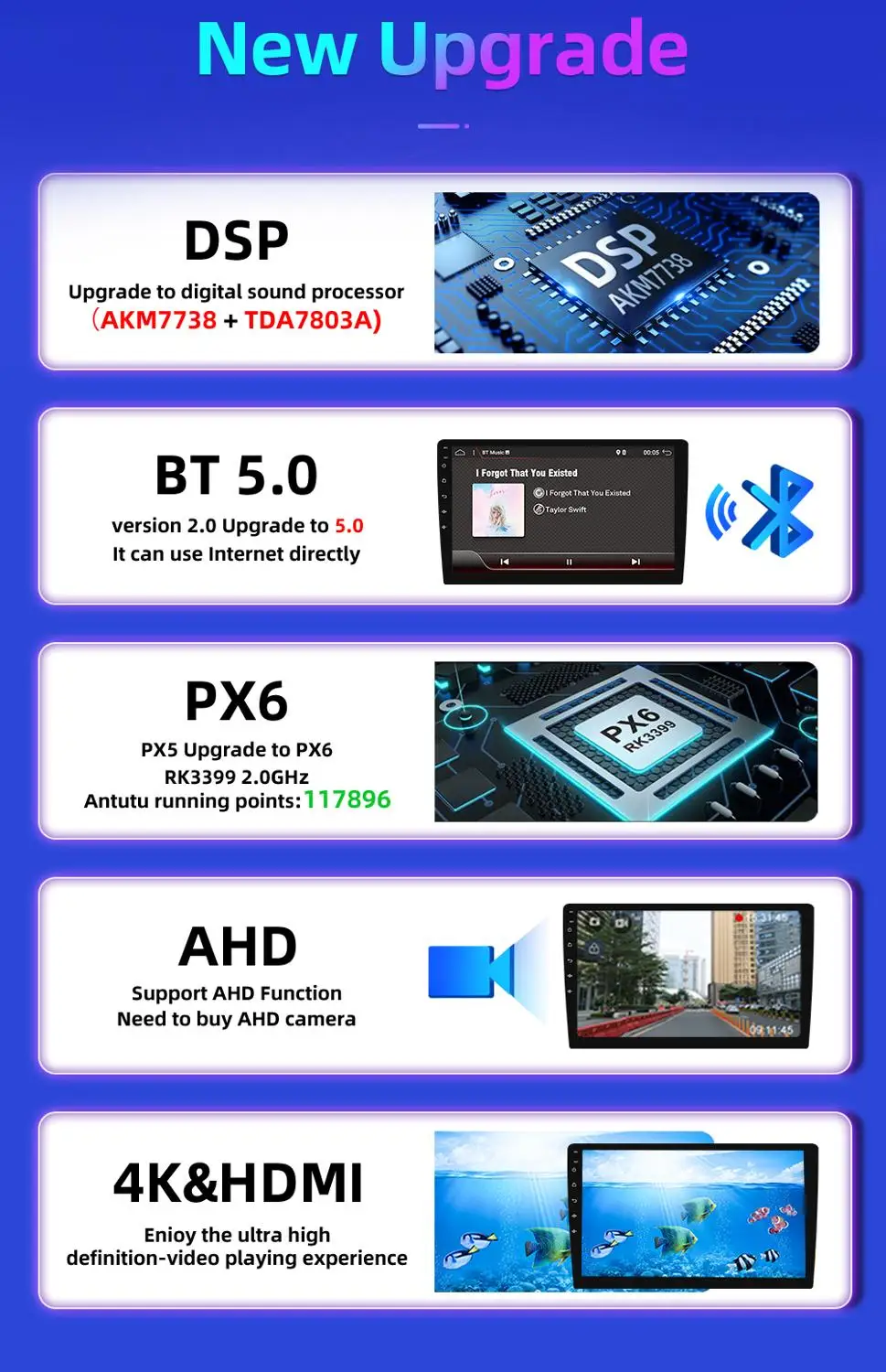 Bosion Android 10 0 автомобильное радио для 9 &quot10 1&quot Универсальный Автомобильный dvd