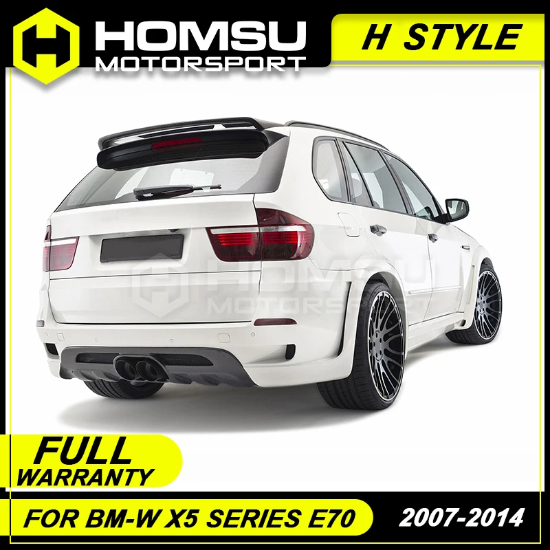 Hm Стиль FRP комплект кузова передний бампер боковые юбки колесо брови выхлопные