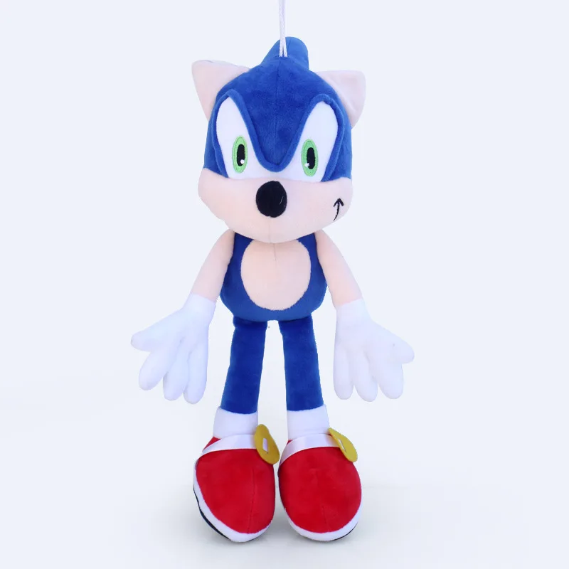 Синий 26 см Новые Аниме Super Sonic Ежик фильмов и ТВ игра плюшевая кукла, плюшевые игрушки, забавные мягкие Животные плюшевая кукла аниме мягкие игрушки - Цвет: Синий