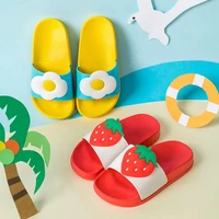new childrens slippers non slip household indoor shoes cartoon slipperss fruit strawberry slippers boys toddler shoes girl
